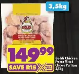 Shoprite Goldi Chicken Frozen Mixed Chicken Portions offer