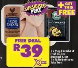 Shoprite Farmbest Fresh Chicken Braaipack offer