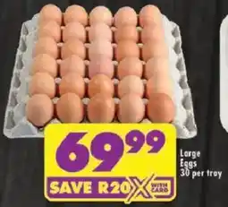 Shoprite Large Eggs offer