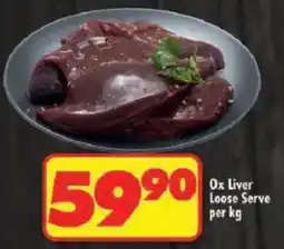 Shoprite Ox Liver Loose Serve offer