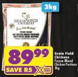 Shoprite Grain Field Chickens Frozen Mixed Chicken Portions offer