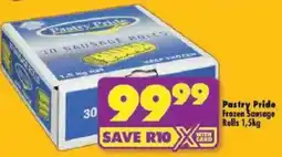 Shoprite Pastry Pride Frozen Sausage Rolls offer