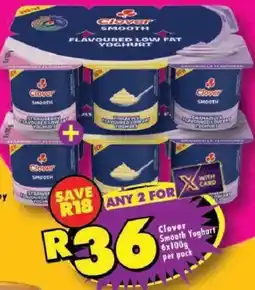 Shoprite Clover Smooth Yoghurt offer