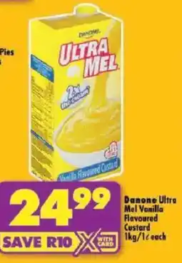 Shoprite Danone Ultra Mel Vanilla Flavoured Custard offer
