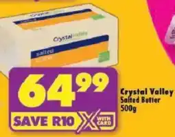 Shoprite Crystal Valley Salted Butter offer
