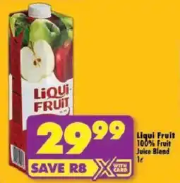 Shoprite Liqui Fruit 100% Fruit Juice Blend offer