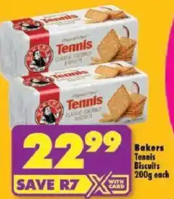 Shoprite Bakers Tennis Biscuits offer