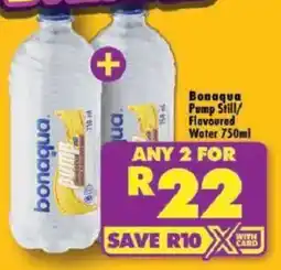 Shoprite Bonaqua Pump Still/ Flavoured Water offer