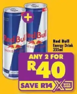 Shoprite Red Bull Energy Drink offer