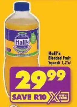 Shoprite Hall's Blended Fruit Squash offer