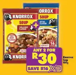 Shoprite Knorrox Soup offer