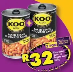 Shoprite Koo Baked Beans in Tomato Sauce offer