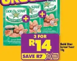 Shoprite Gold Star Instant Yeast offer