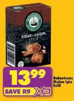 Shoprite Robertsons Medium Spice Refill offer