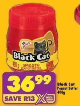 Shoprite Black Cat Peanut Butter offer