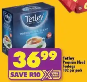 Shoprite Tetley Premium Blend Teabags offer