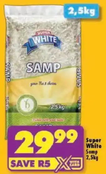 Shoprite Super White Samp offer