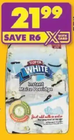 Shoprite Super White Instant Maize Porridge offer