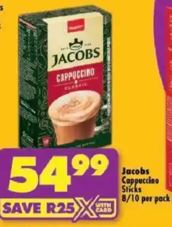 Jacobs Cappuccino Sticks
