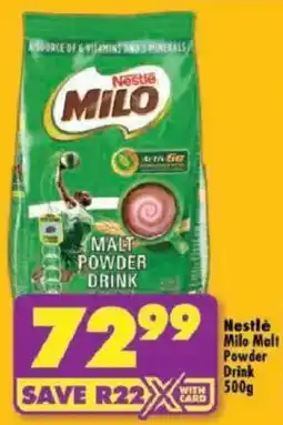 Shoprite Nestlè Milo Malt Powder Drink offer