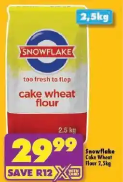 Shoprite Snowflake Cake Wheat Flour offer