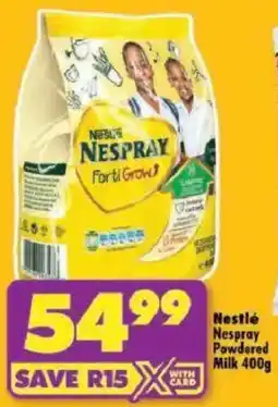 Shoprite Nestlé Nespray Powdered Milk offer
