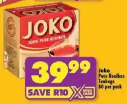 Shoprite Joko Pure Rooibos Teabags offer