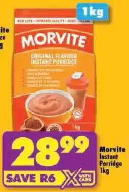 Shoprite Morvite Instant Porridge offer