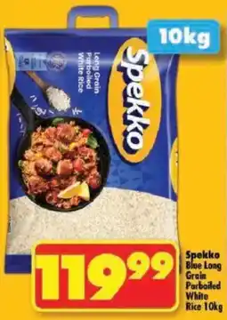 Shoprite Spekko Blue Long Grain Parboiled White Rice offer