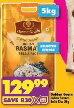 Shoprite Golden Grain Indian Basmati Sella Rice offer