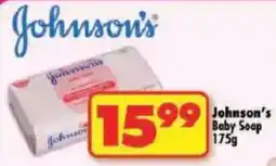 Shoprite Johnson's Baby Soap offer