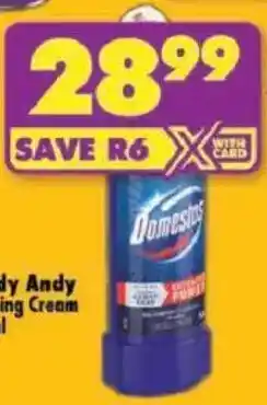 Shoprite Domestos Thick Bleach offer
