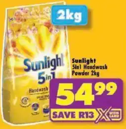 Shoprite Sunlight 5in1 Handwash Powder offer