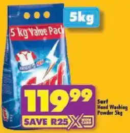 Shoprite Surf Hand Washing Powder offer