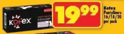 Shoprite Kotex Pantyliners offer