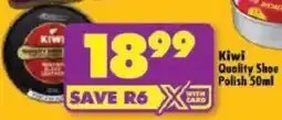 Shoprite Kiwi Quality Shoe Polish offer