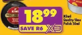 Shoprite Kiwi Quality Shoe Polish offer