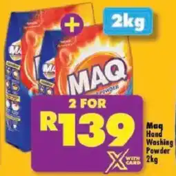 Shoprite Maq Hand Washing Powder offer