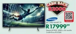 Beares Samsung 65" UHD Smart TV offer