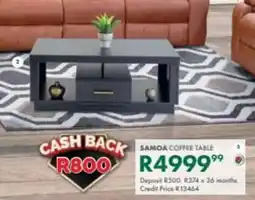 Beares Samoa coffee table offer