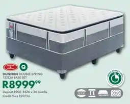 Beares Dunedin double spring 152cm base set offer