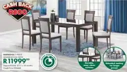 Beares Barbedos dining room suite offer
