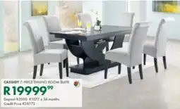 Beares Cassidy dining room suite offer