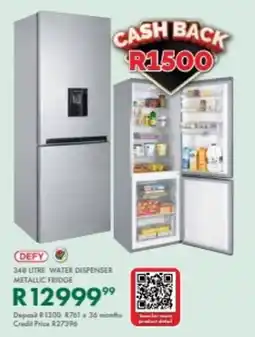 Beares Defy water dispenser metallic fridge offer