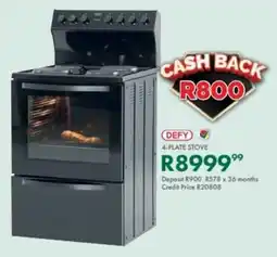Beares Defy 4-plate stove offer
