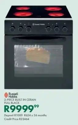 Beares Russell hobbs built in ceran full black offer