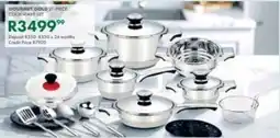 Beares Gourmet gold cookware set offer
