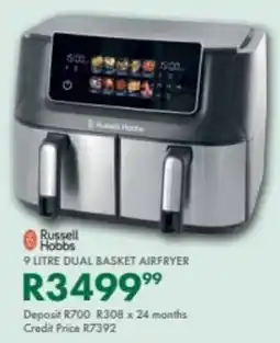 Beares Russell hobbs dual basket airfryer offer