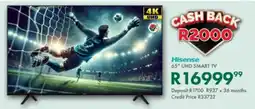 Beares Hisense 65" UHD Smart TV offer