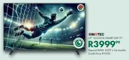 Beares Sinotec 32" Google Smart LED TV offer